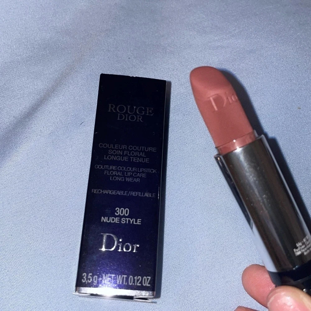 Dior Rouge Dior Forever Lipstick: 300 nude style velvet REFILL NO TOP